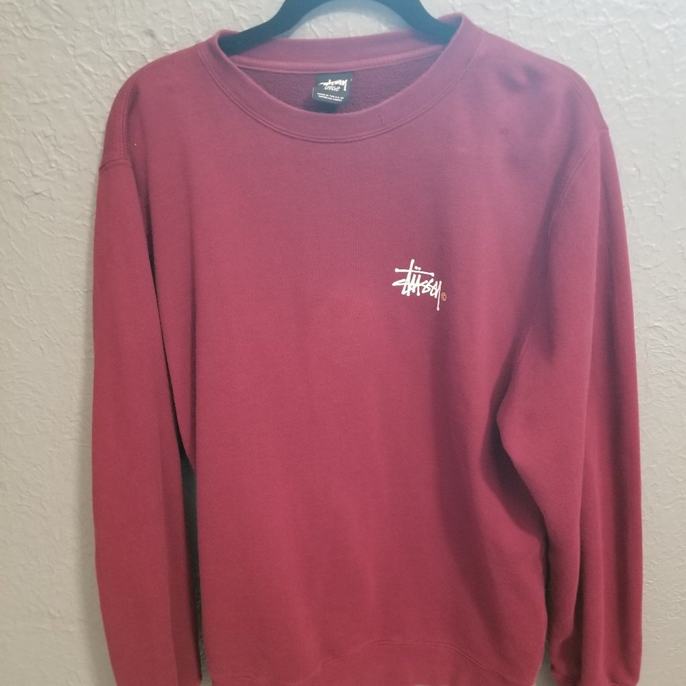 Stussy Basic Crew Sweatshirt - Large